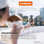 pocket vlogging camera 5k feature close up view | Smaronics