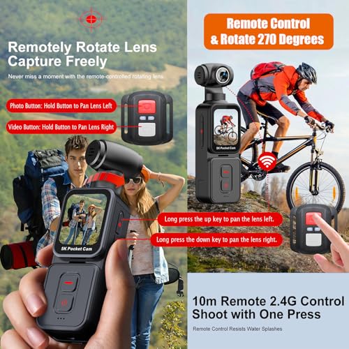Pocket Vlogging Camera 5K with Remote Control real usage | Smaronics