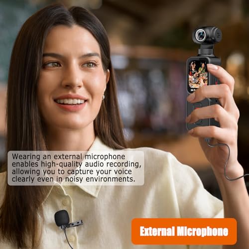 Pocket Vlogging Camera 5K with Remote Control rear design | Smaronics