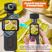 Pocket Vlogging Camera 5K with Remote Control side profile | Smaronics