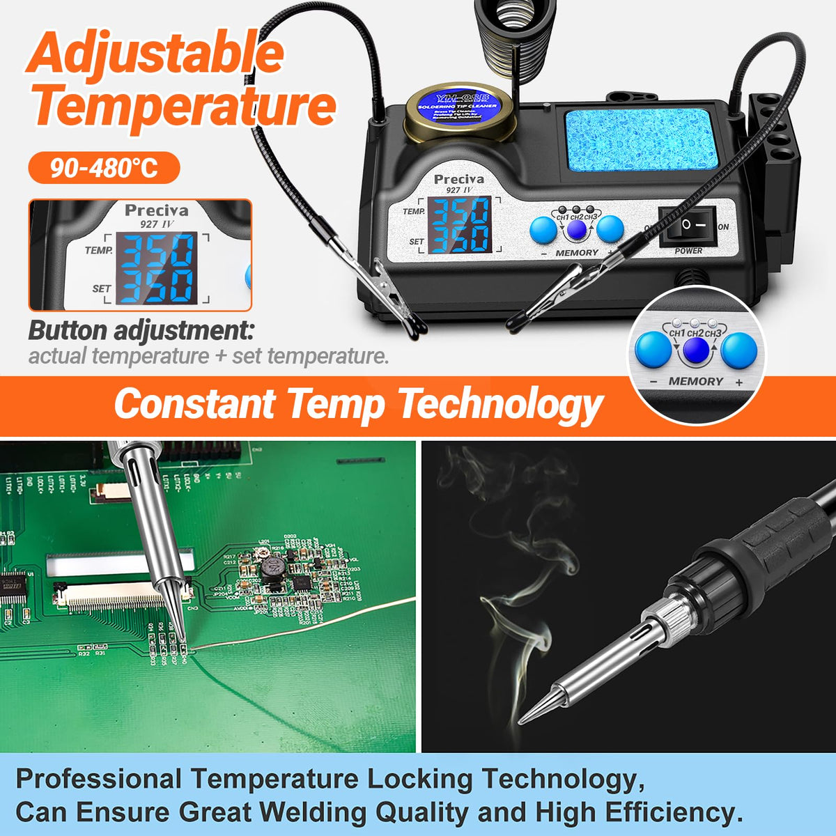 Preciva 927 IV Soldering Station Kit image 5