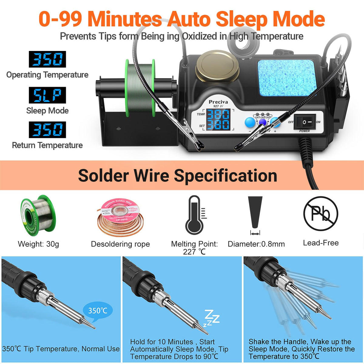 Preciva 927 IV Soldering Station Kit image 6