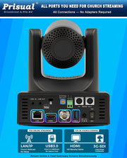 prisual 5th gen ptz camera clip and build detail | Smaronics