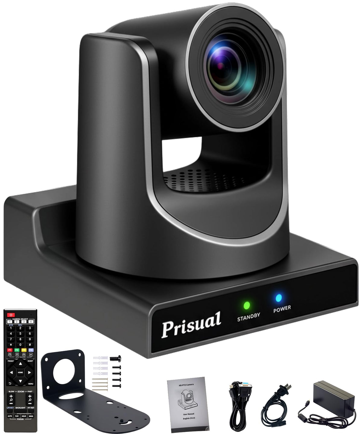 prisual 5th gen ptz camera front angle product view | Smaronics