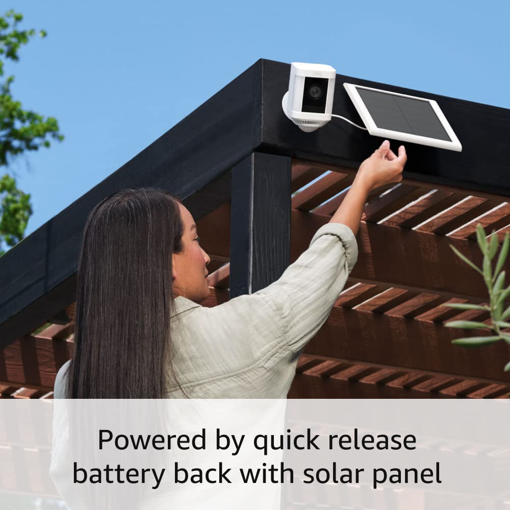 ring spotlight cam plus solar two way talk color night vision feature