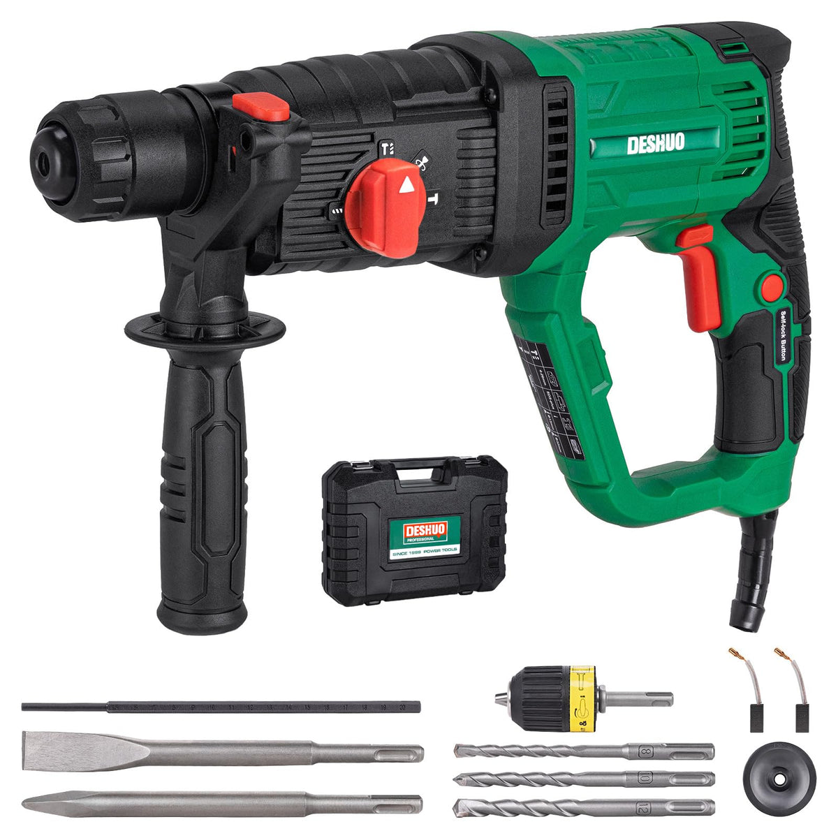 sds plus lightweight rotary hammer drill for concrete masonry real usa