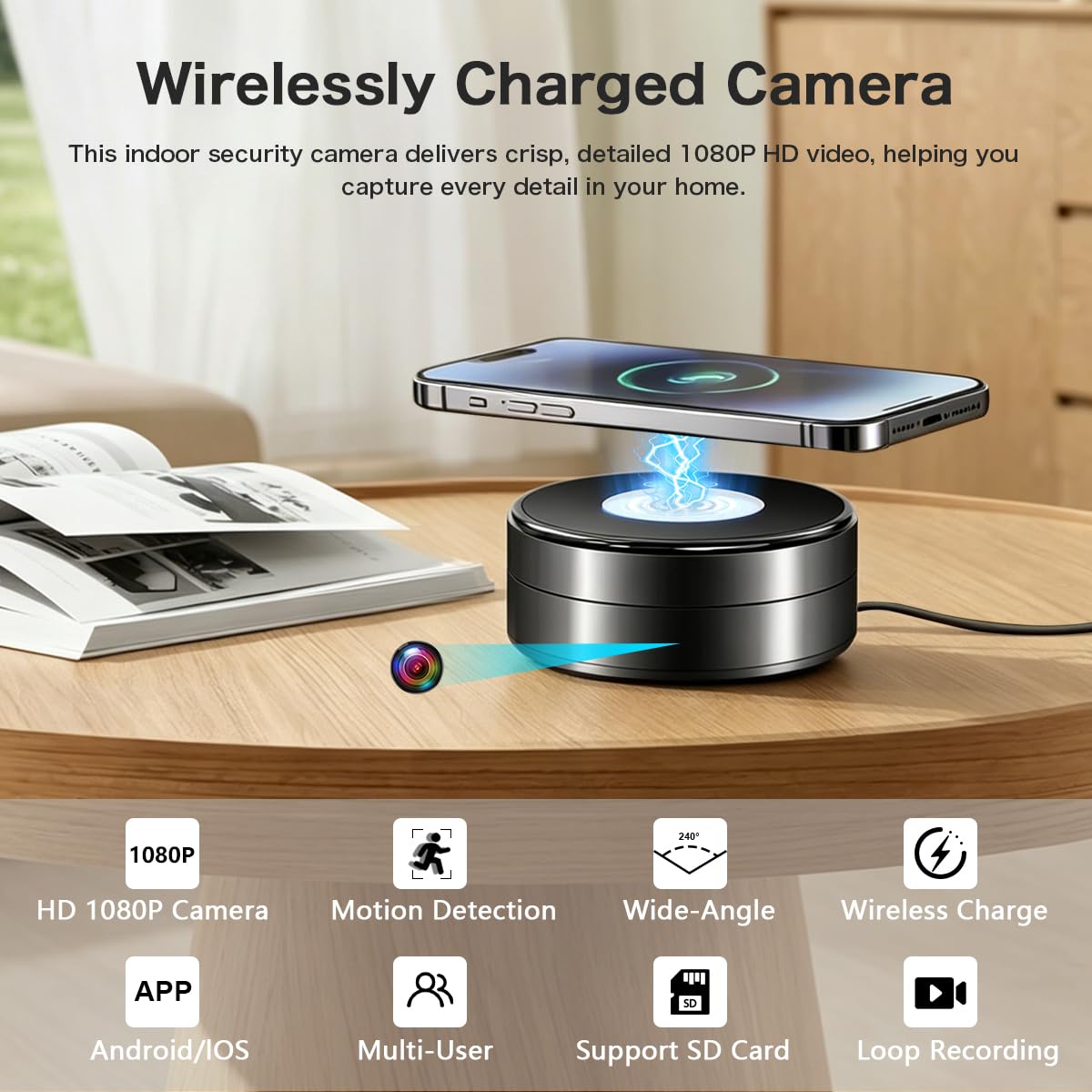 security camera rear design product view | Smaronics