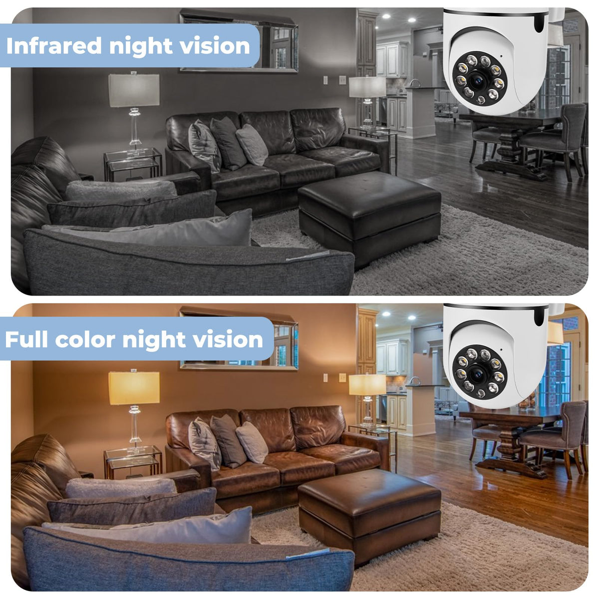 Security Camera Wired, 2.4G/5G Indoor Outdoor Wireless Cameras for Home Security image 6
