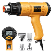 Seekone Digital LCD Display 1800W Heat Gun front angle | Smaronics