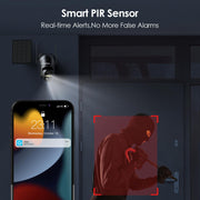 SEHMUA Solar Security Camera with 2K Night Vision image 6