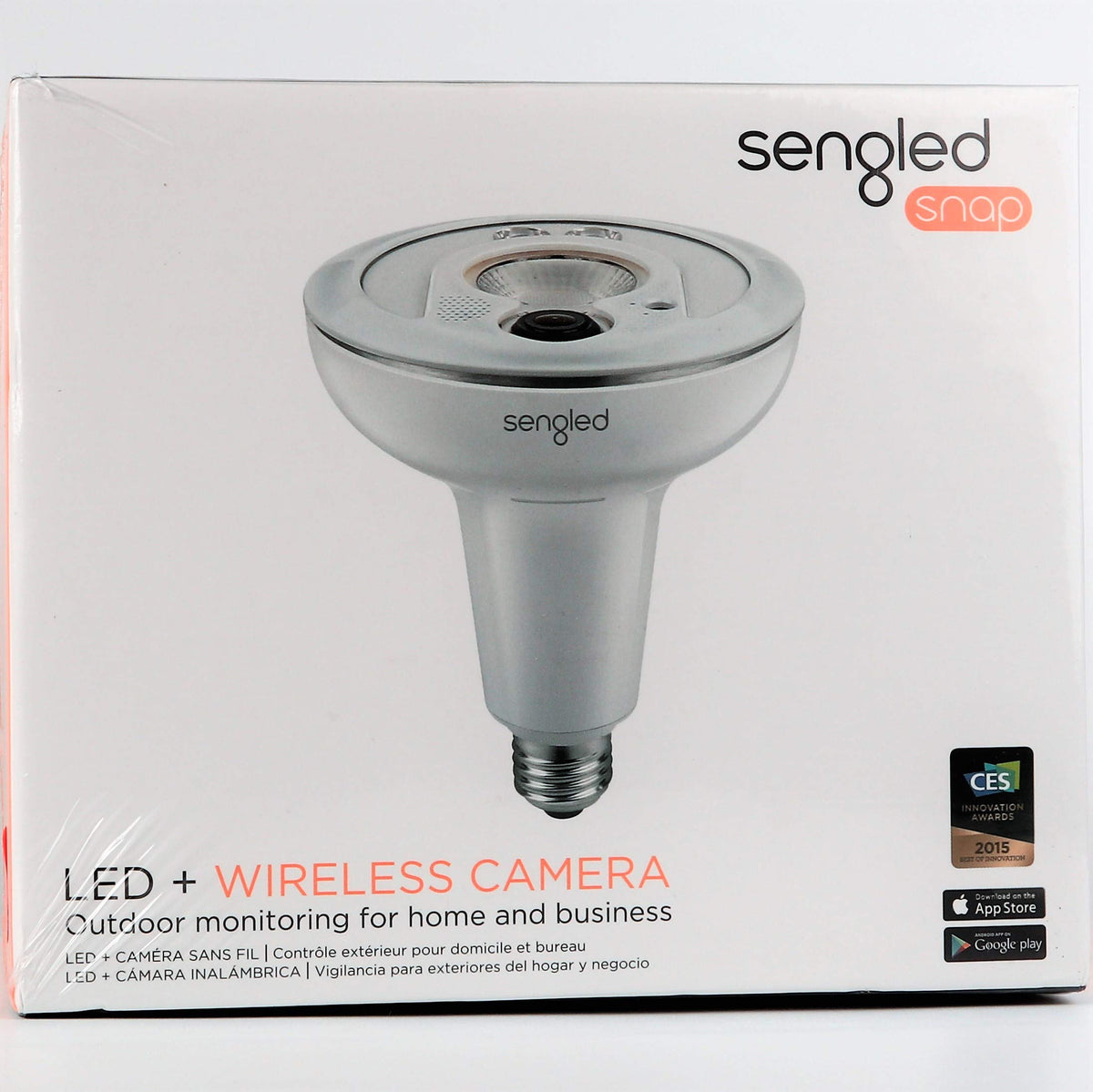 sengled snap par38 e26 medium security camera bulb front angle product