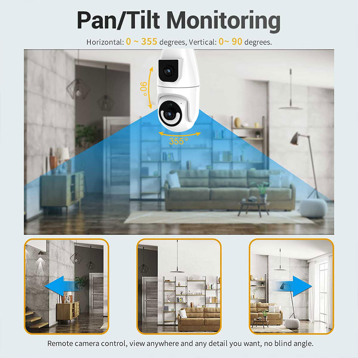 smart indoor security camera feature close up view | Smaronics