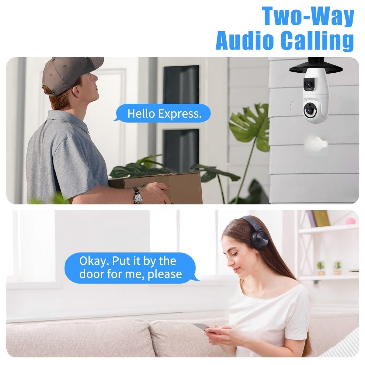 smart indoor security camera package contents view | Smaronics