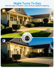 solar 2k wireless security camera system outdoor rear design product v