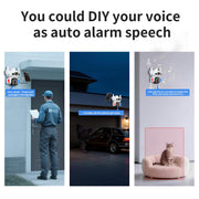 Solar Camera Outdoor Wireless, 2K Dual-Lens Security Camera image 6