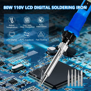 Soldering Iron Kit, 80W 110V rear design | Smaronics