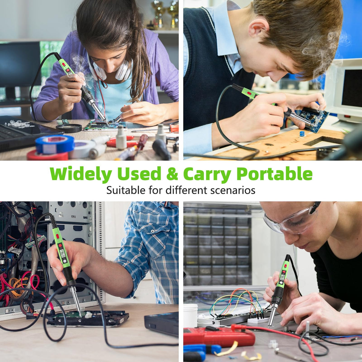 soldering iron kit package contents view | Smaronics