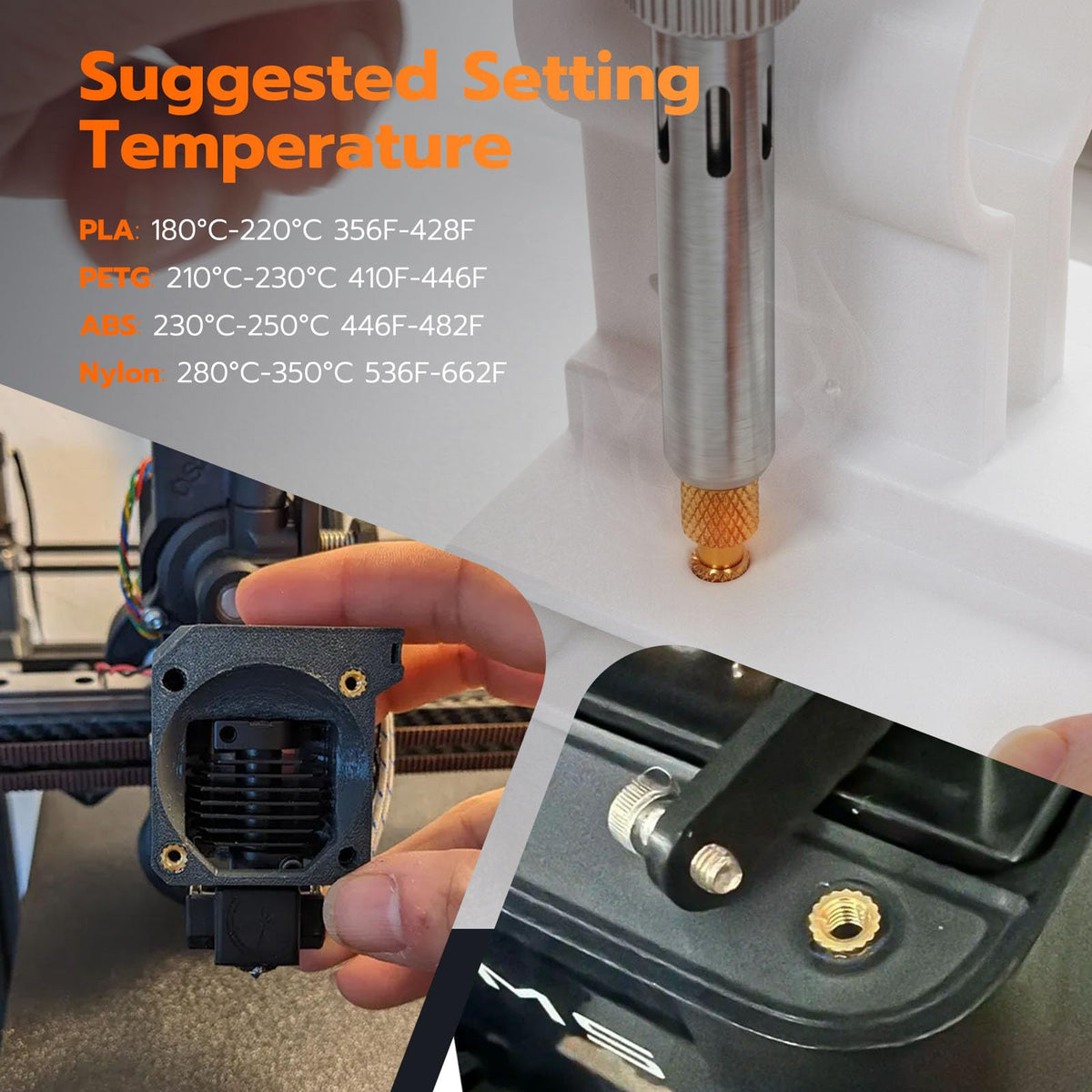 Soldering Iron Kit with 380pcs Threaded Inserts image 7