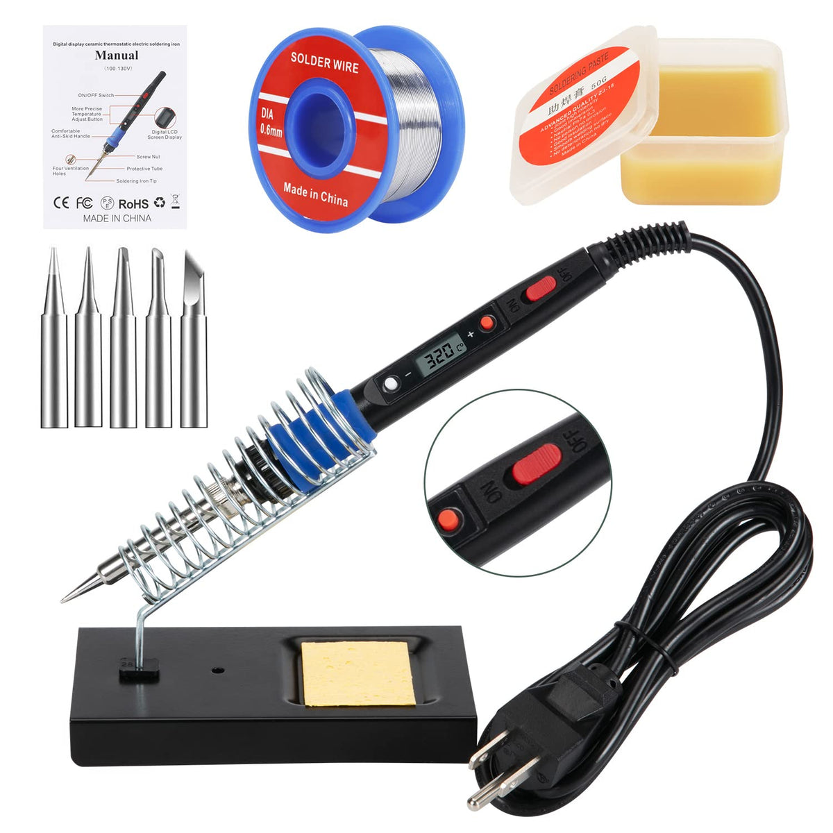 Soldering Iron Kit with Ceramic Heater image 8