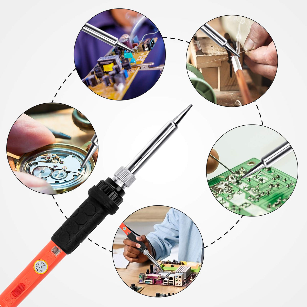Soldering Iron Kit with Ceramic Heating Core image 8