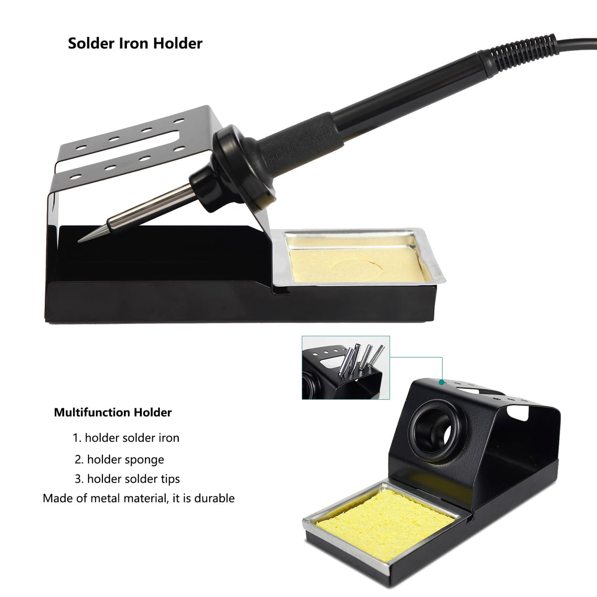 soldering station kit 936d 60w solder iron station clip and build deta