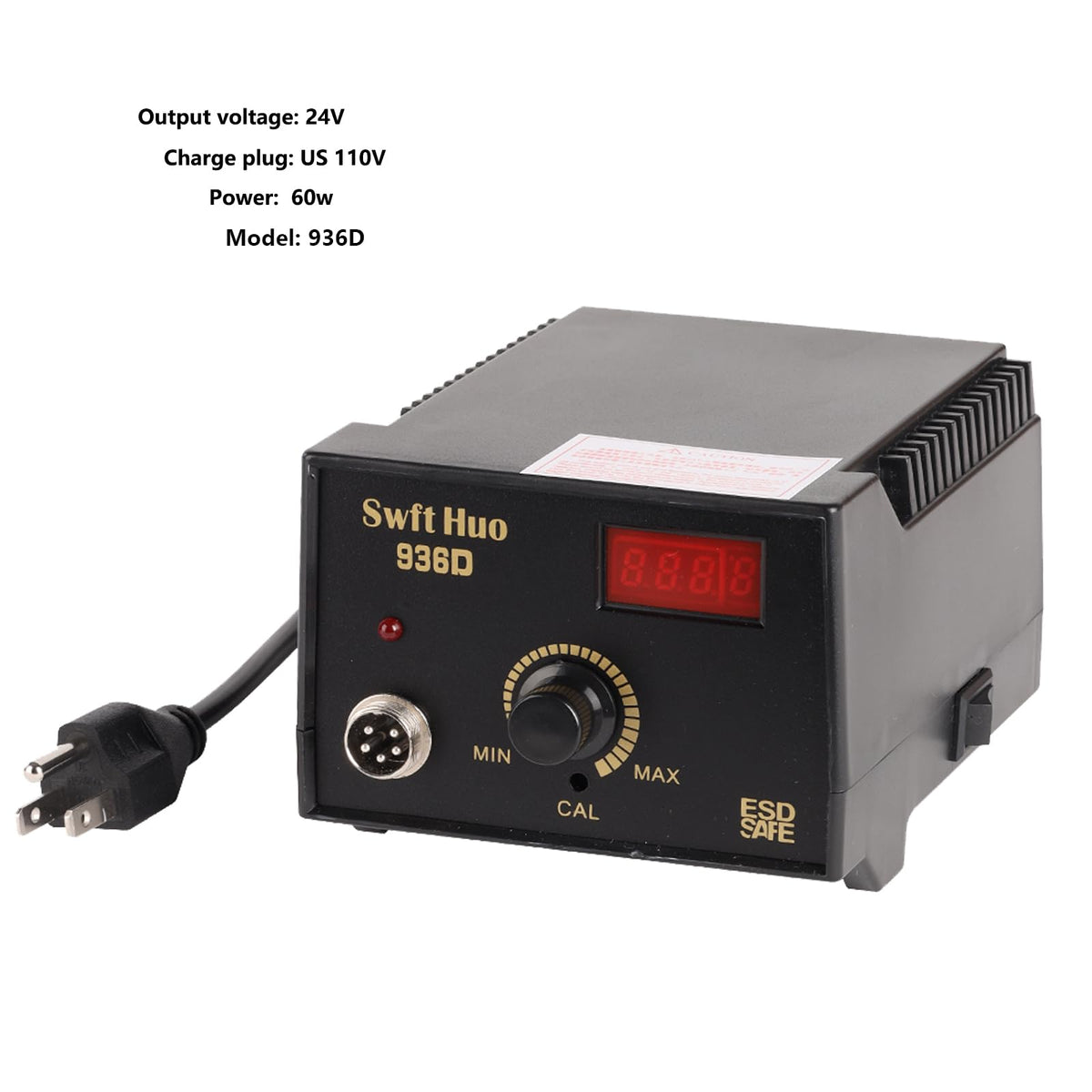 soldering station kit 936d 60w solder iron station side profile produc