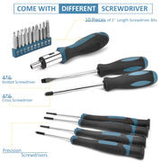 sundpey 148 pcs portable basic home tool kit set clip and build detail