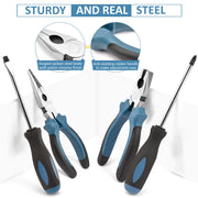 sundpey 148 pcs portable basic home tool kit set feature close up view
