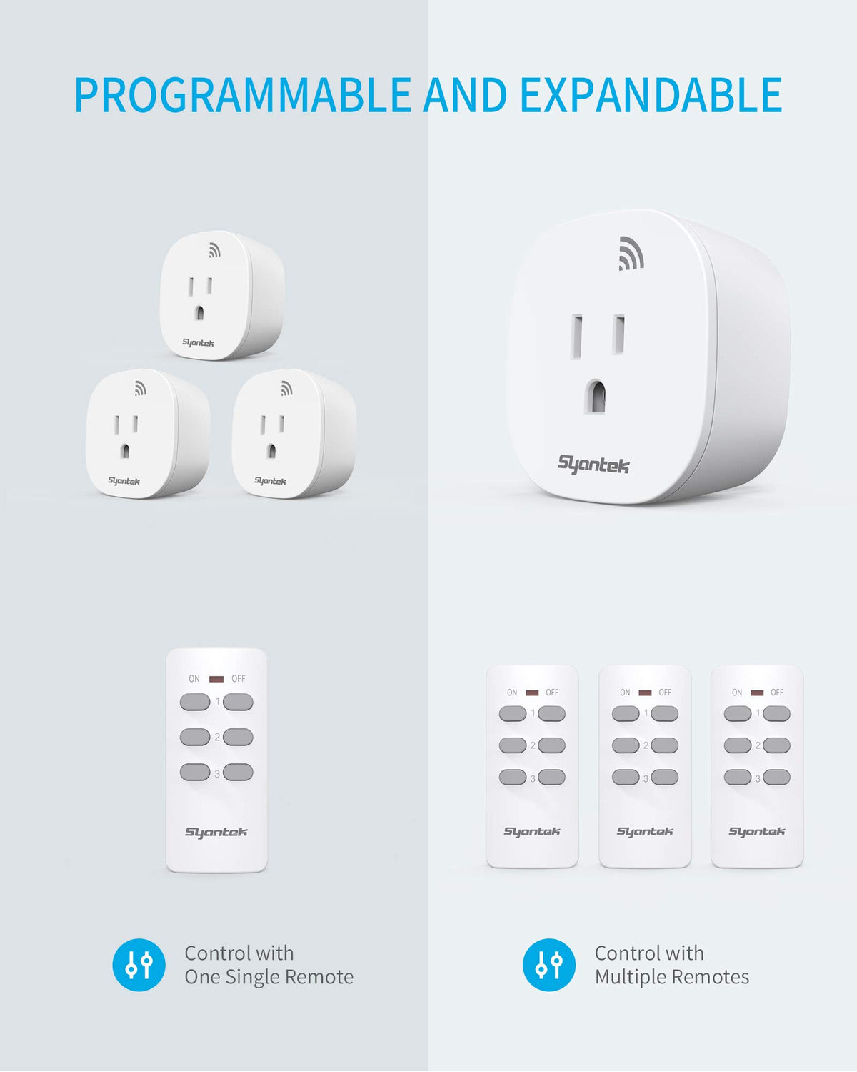 Syantek Remote Control Outlet clip and build detail | Smaronics