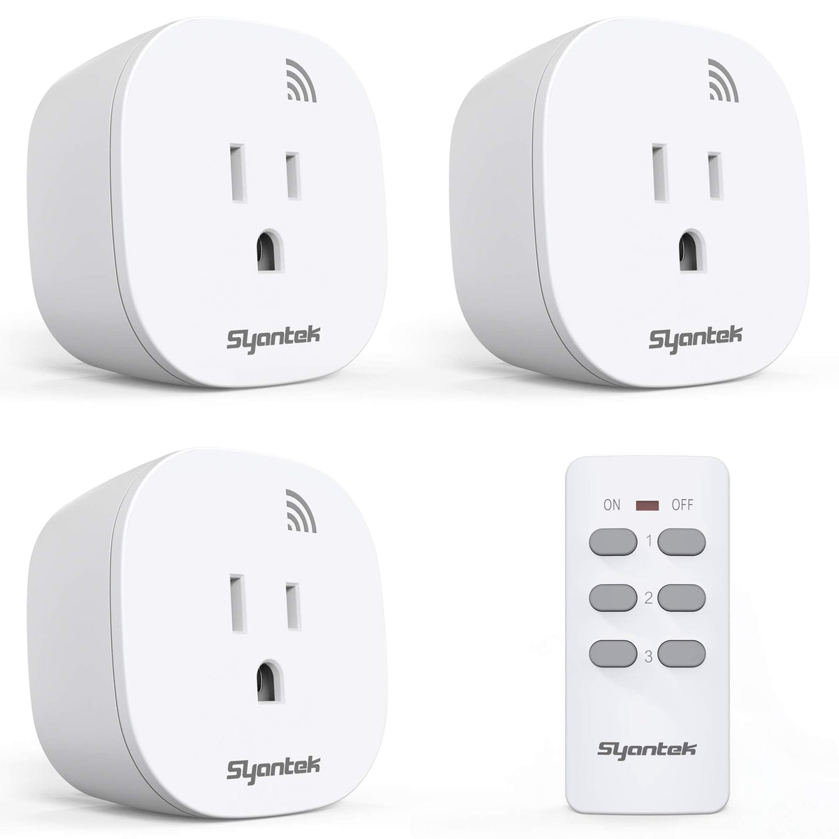 Syantek Remote Control Outlet front angle | Smaronics