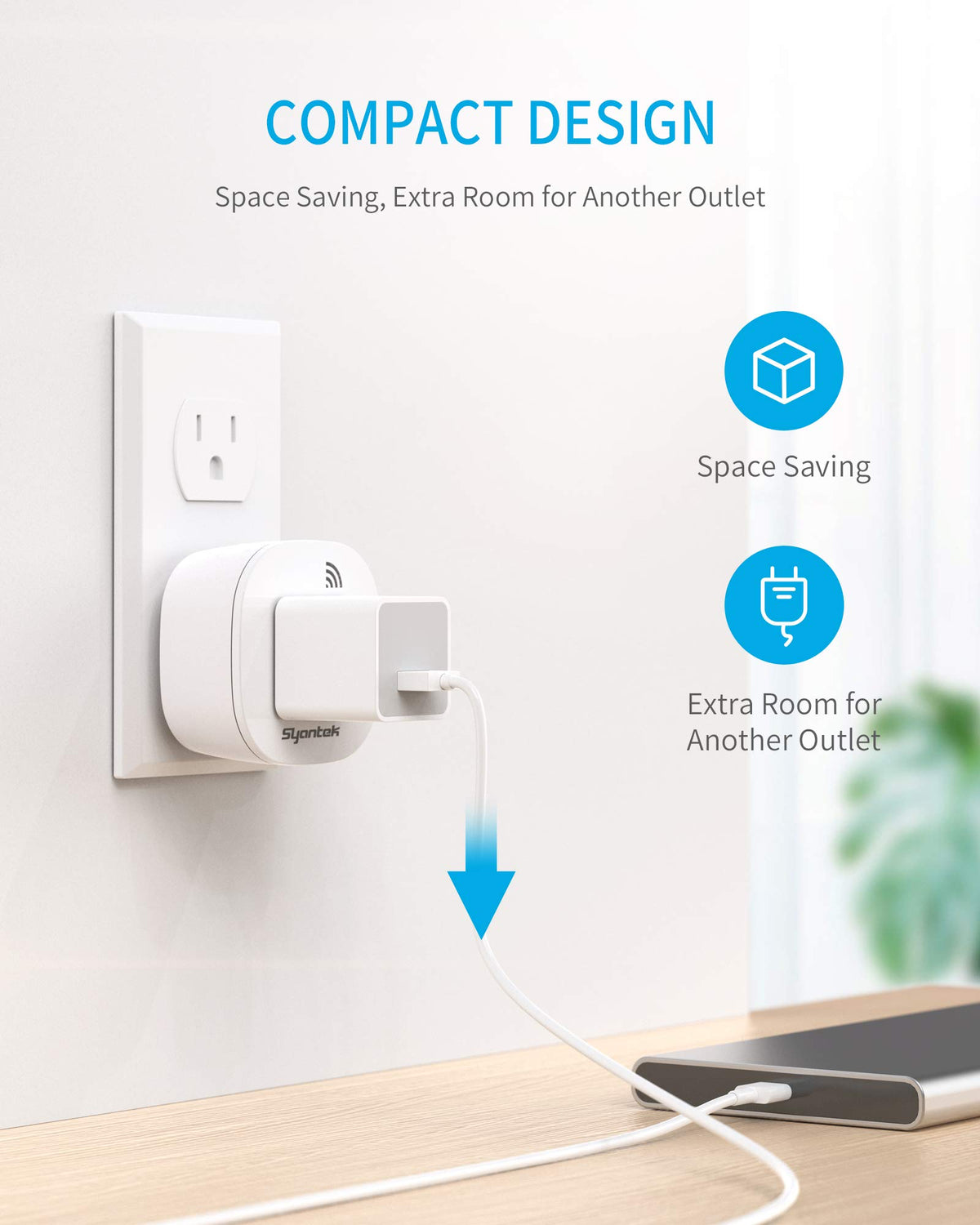 Syantek Remote Control Outlet package contents view | Smaronics