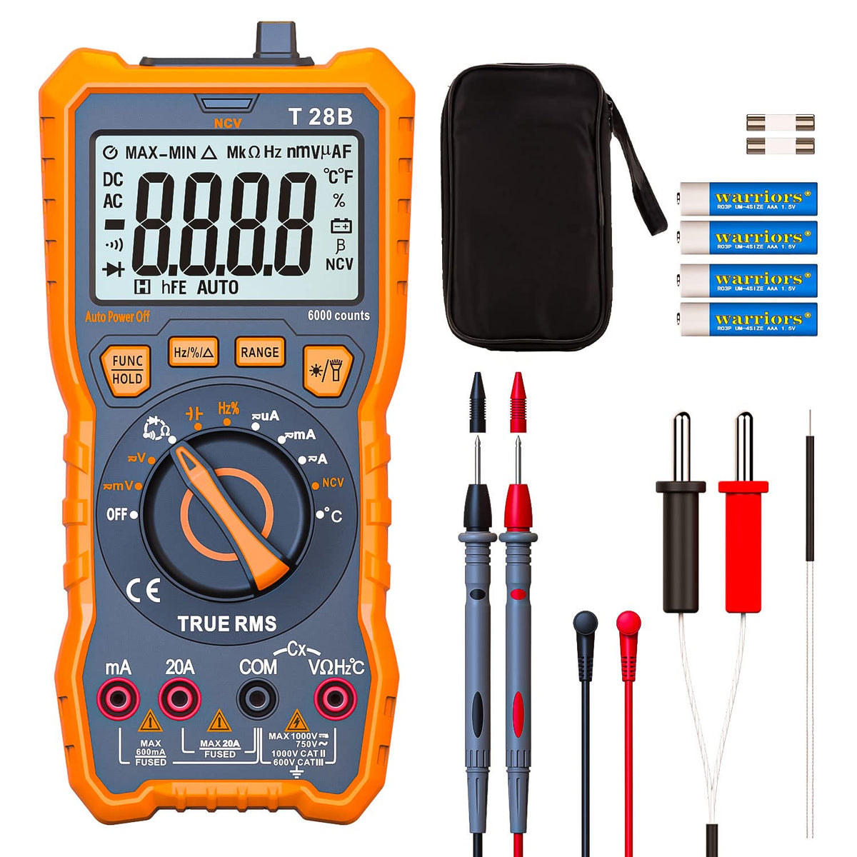 T21D Digital Multimeter - Non-Contact Voltage Testing and Accurate Measurement image 9