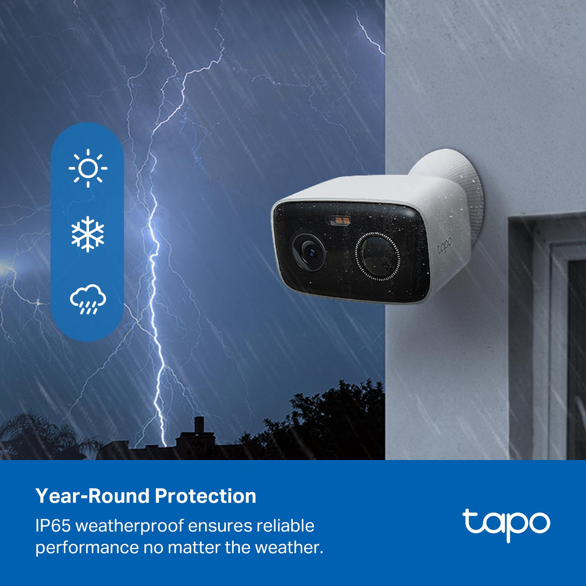 Tapo 1080p Outdoor Security Camera feature close up view | Smaronics