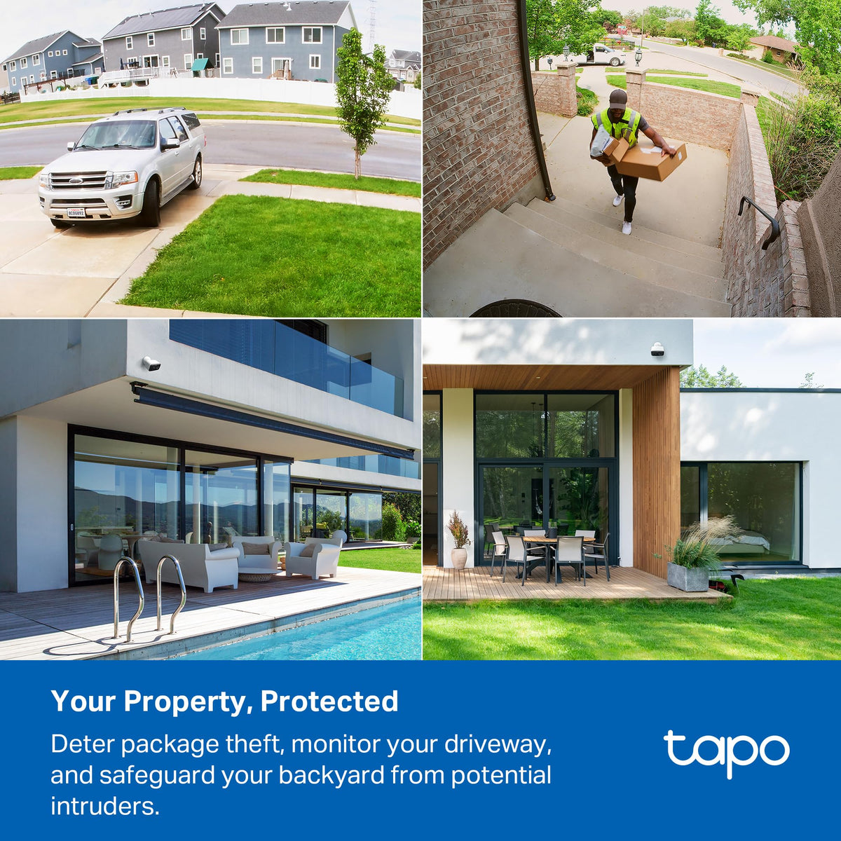 Tapo 1080p Outdoor Security Camera side profile | Smaronics