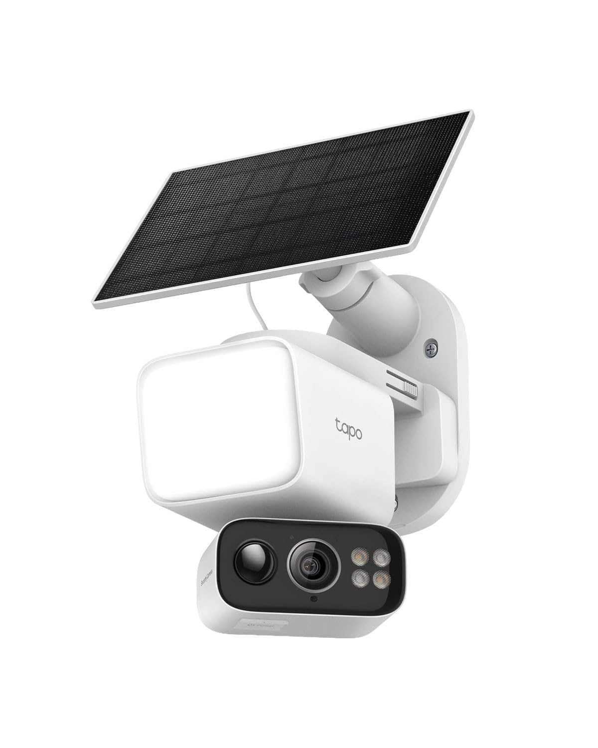 tapo 2k outdoor pan tilt wireless floodlight camera front angle produc