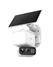 tapo 2k outdoor pan tilt wireless floodlight camera front angle produc