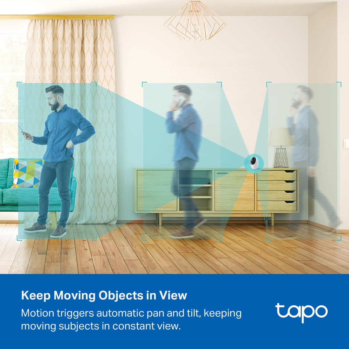 tapo 4k indoor pan tilt wired security camera package contents view |