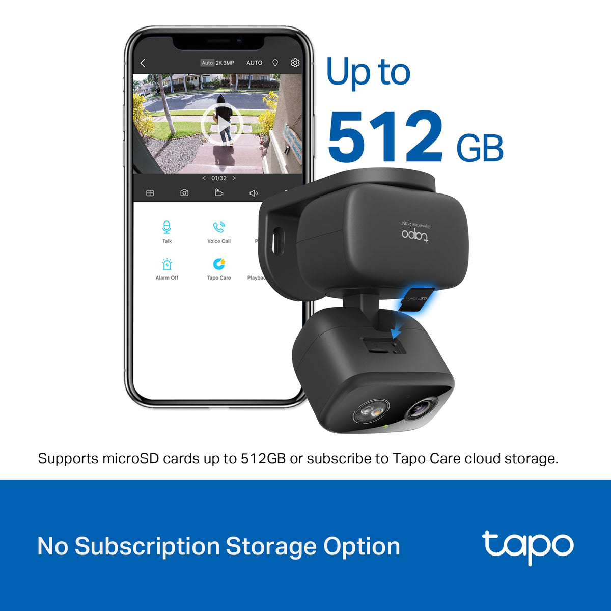Tapo C200 2K 3MP Camera product detail close up | Smaronics