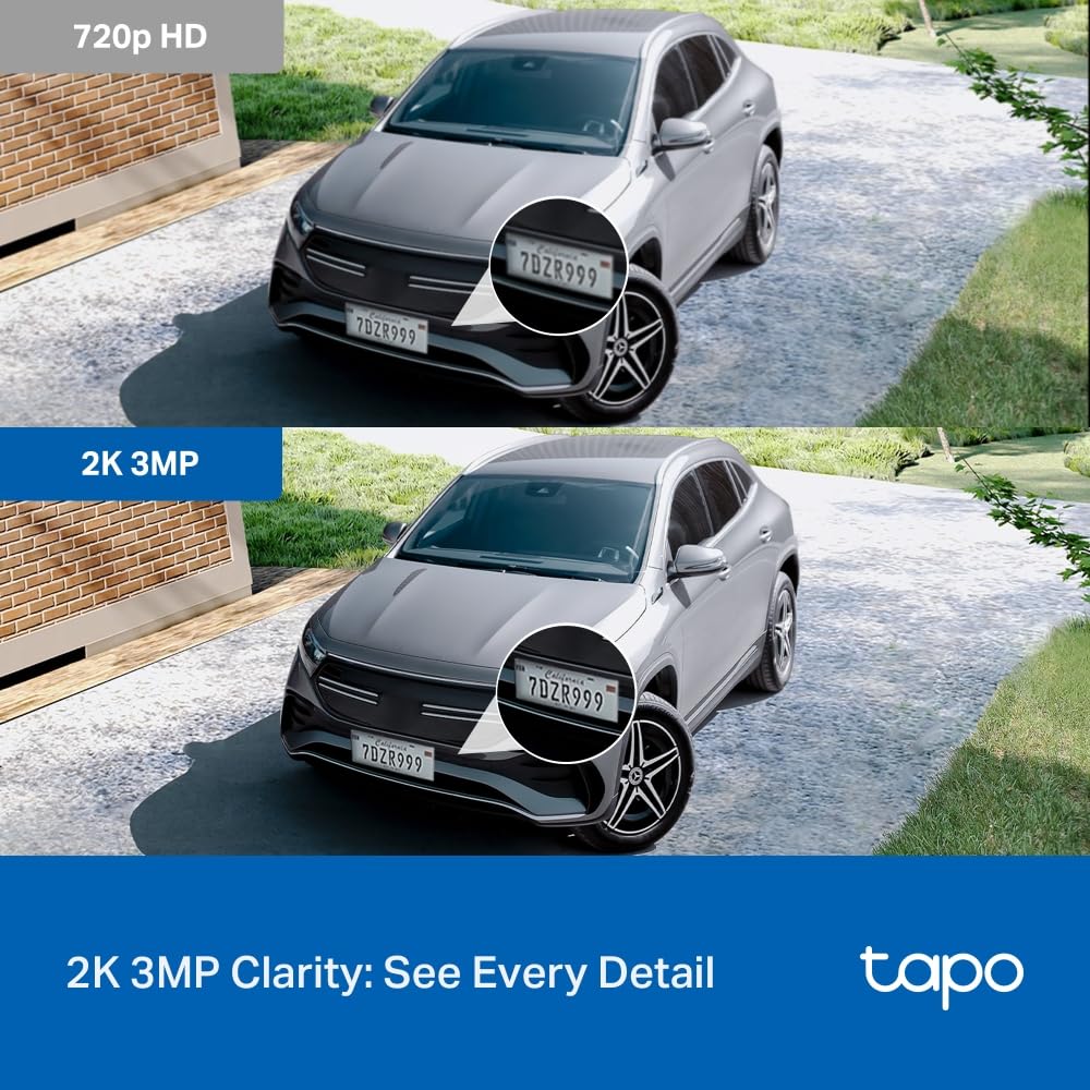Tapo C200 2K 3MP Camera side profile | Smaronics
