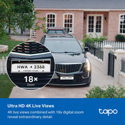 Tapo MagCam 4K Outdoor Security Camera side profile | Smaronics