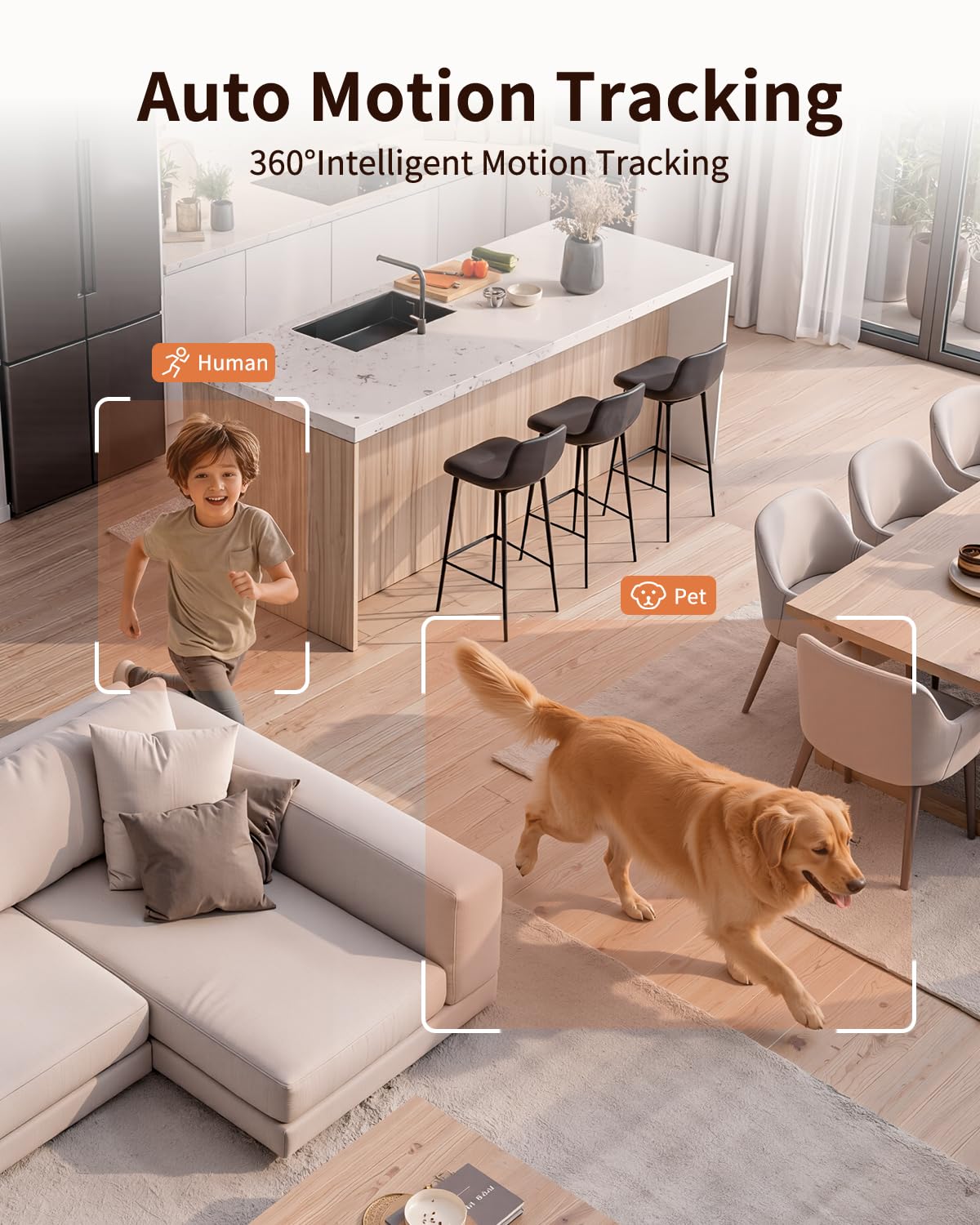 Techage Indoor Cameras for Home Security side profile | Smaronics