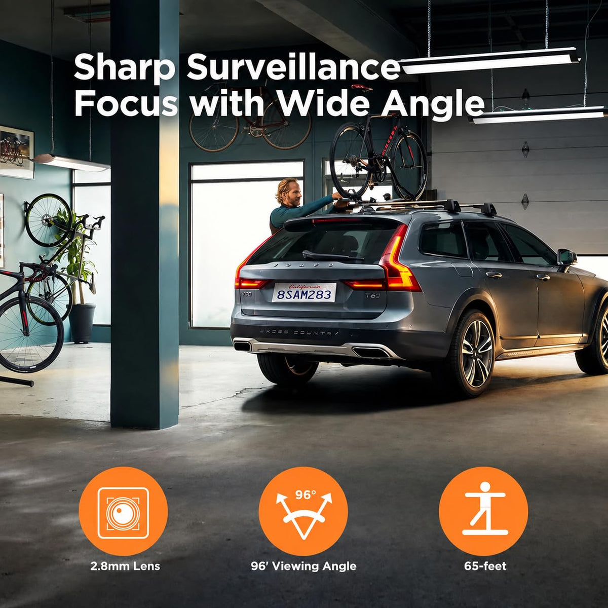 TIGERSECU 1080P Dome Security Camera feature close up view | Smaronics