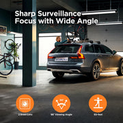 TIGERSECU 1080P Dome Security Camera feature close up view | Smaronics