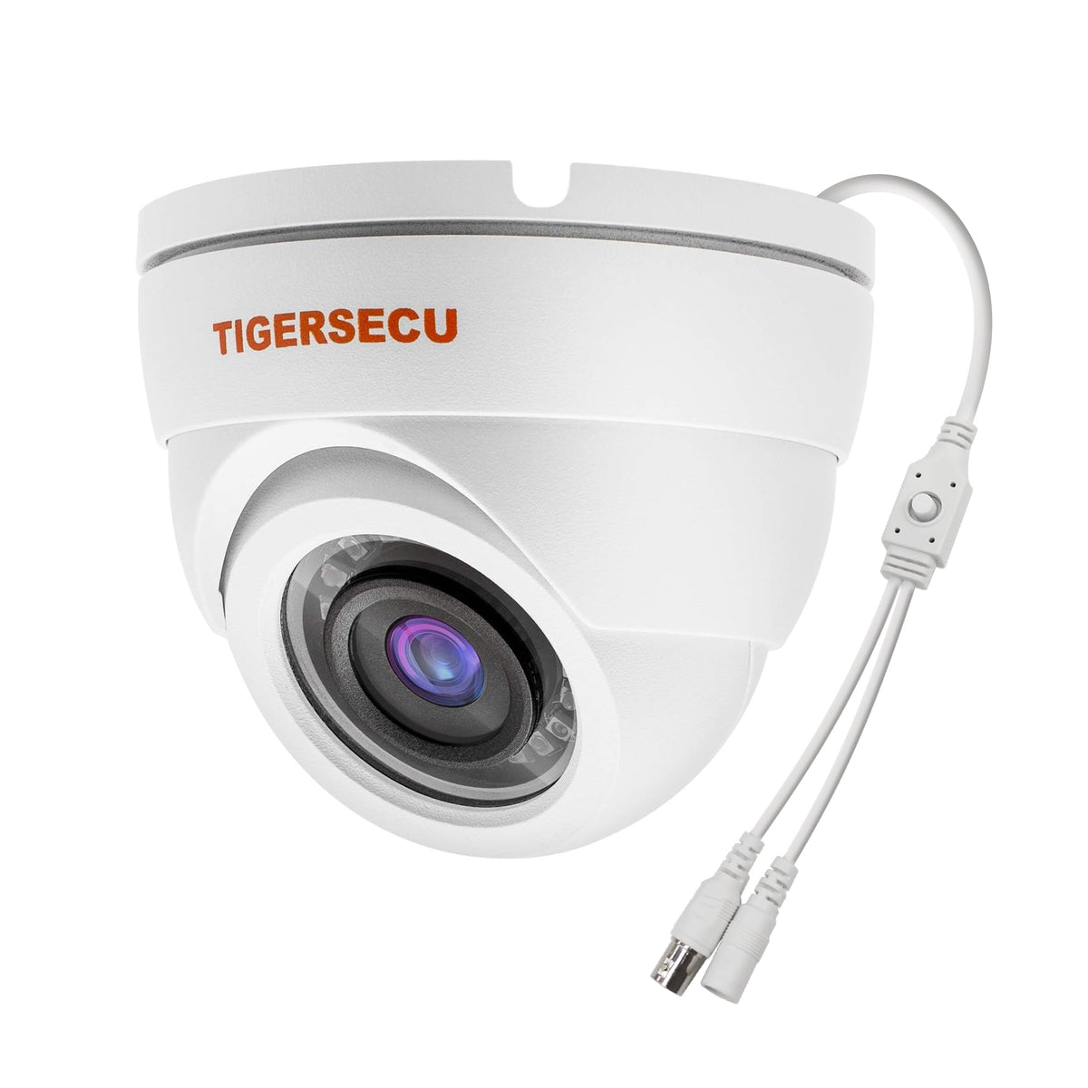 TIGERSECU 1080P Dome Security Camera front angle | Smaronics