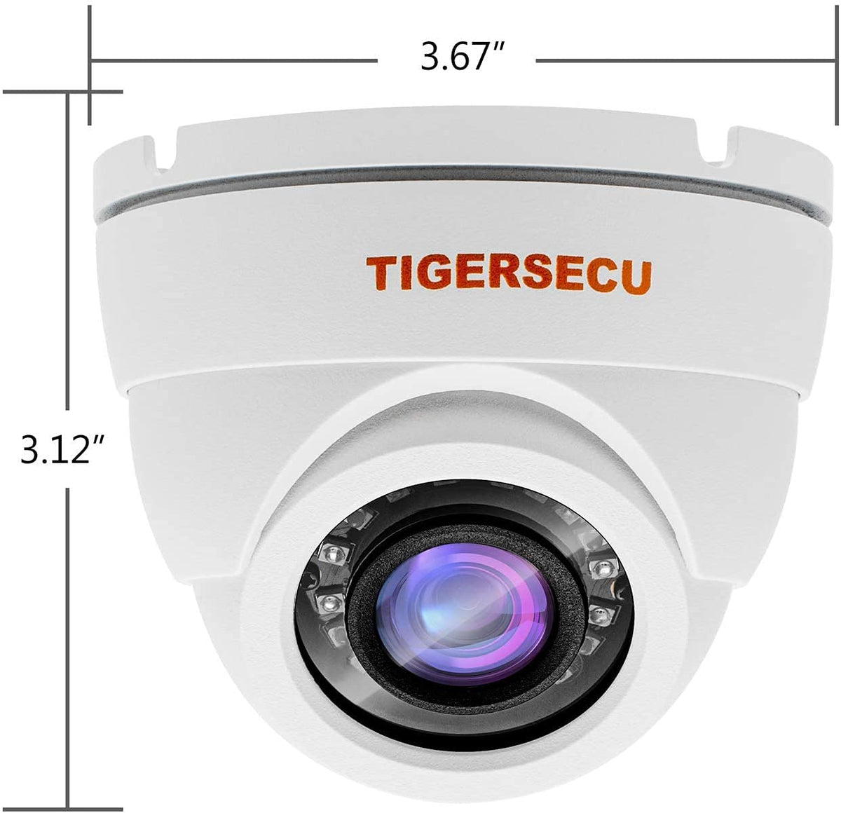 TIGERSECU 1080P Dome Security Camera real usage | Smaronics
