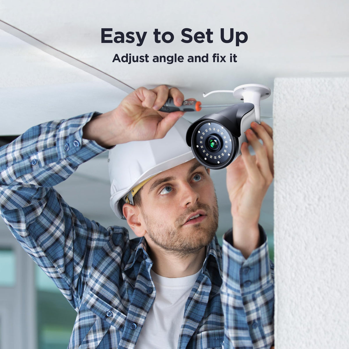 TIGERSECU 2MP Bullet Security Camera clip and build detail | Smaronics