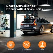 TIGERSECU 2MP Bullet Security Camera feature close up view | Smaronics