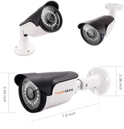 TIGERSECU 2MP Bullet Security Camera package contents view | Smaronics