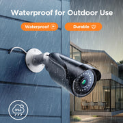 TIGERSECU 2MP Bullet Security Camera side profile | Smaronics