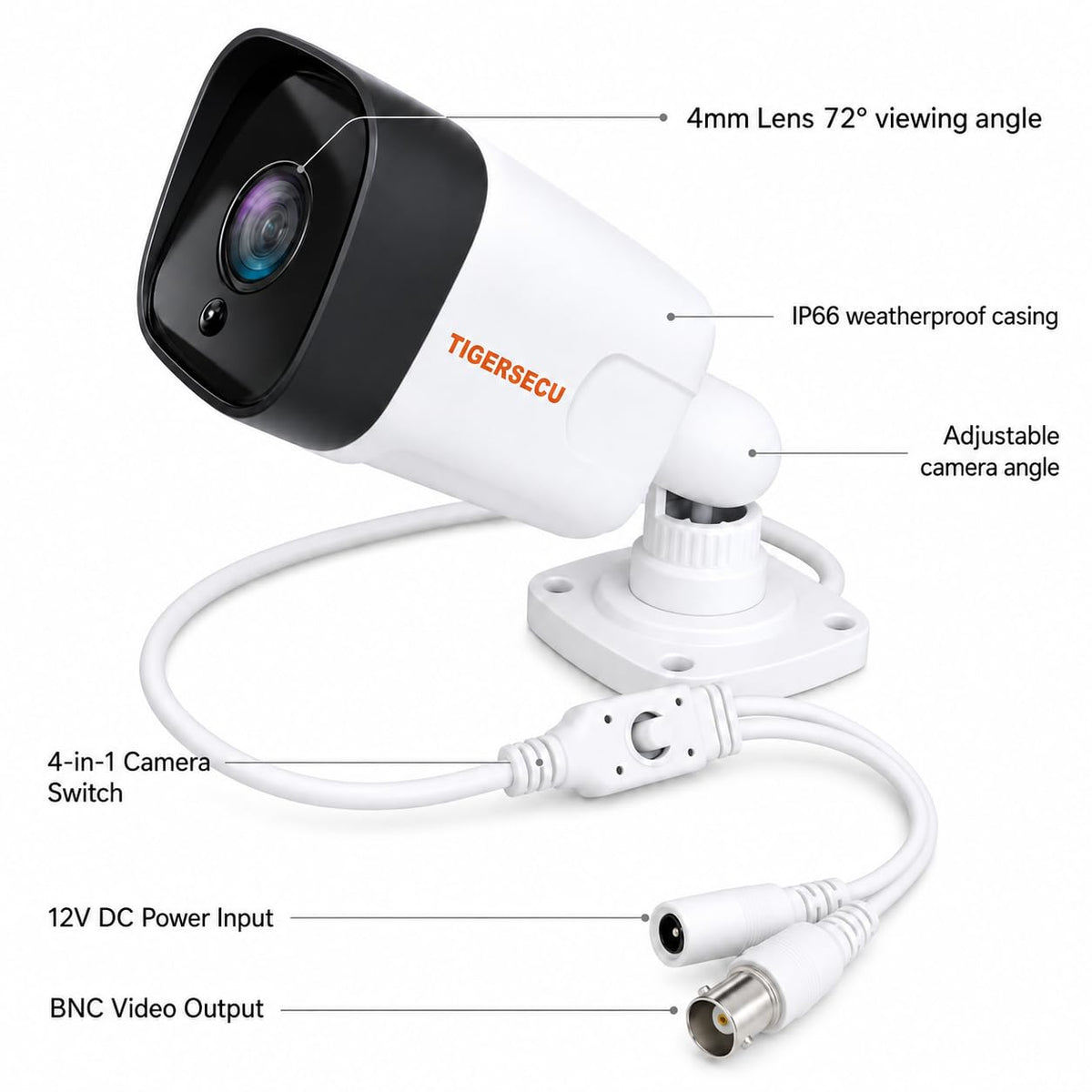 TIGERSECU 5MP Security Camera package contents view | Smaronics